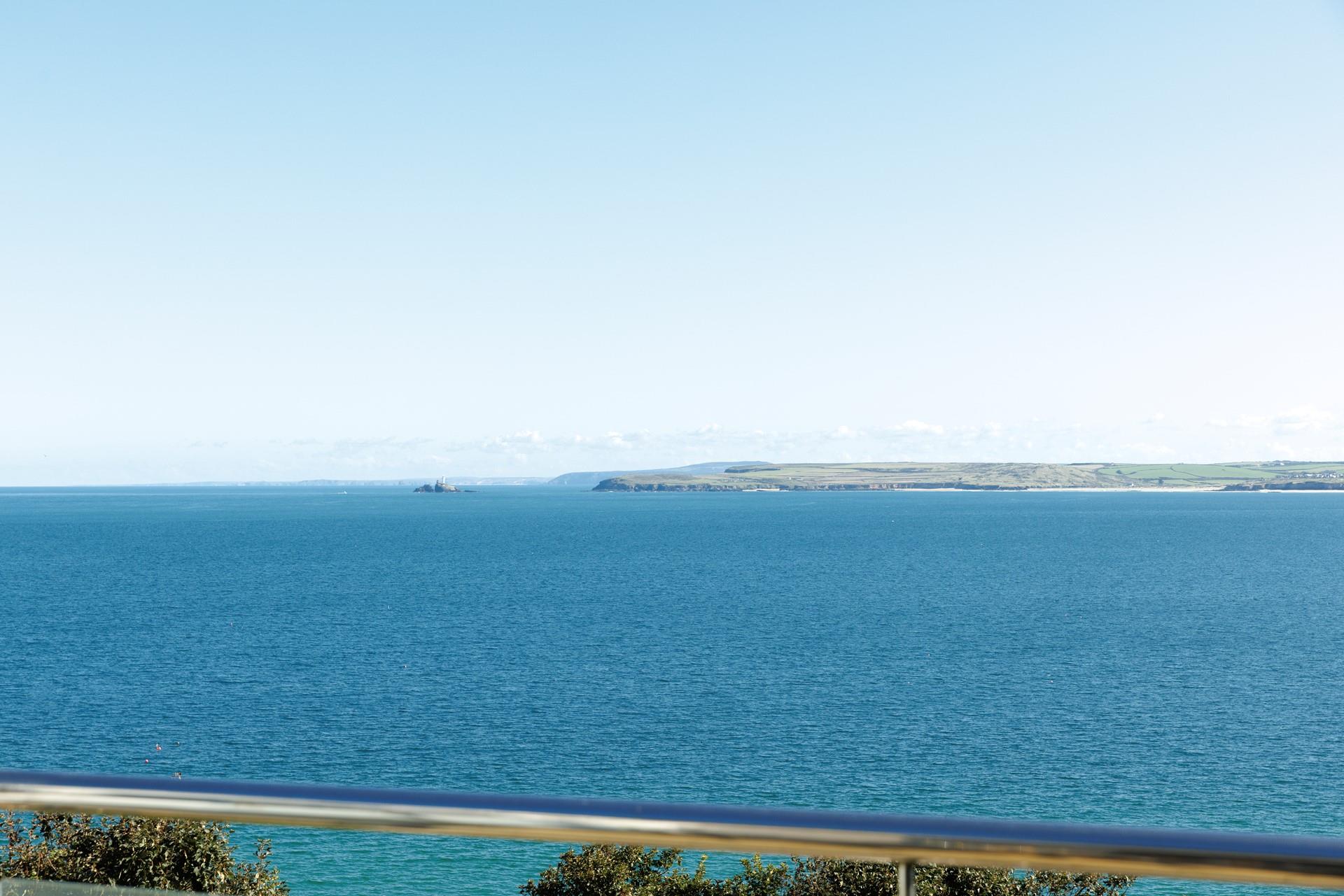 The balcony is ideal for spotting wildlife.