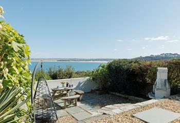 Tuck into breakfast al fresco on the patio.