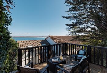 Soak up the late afternoon sun after a day on Porthminster beach.