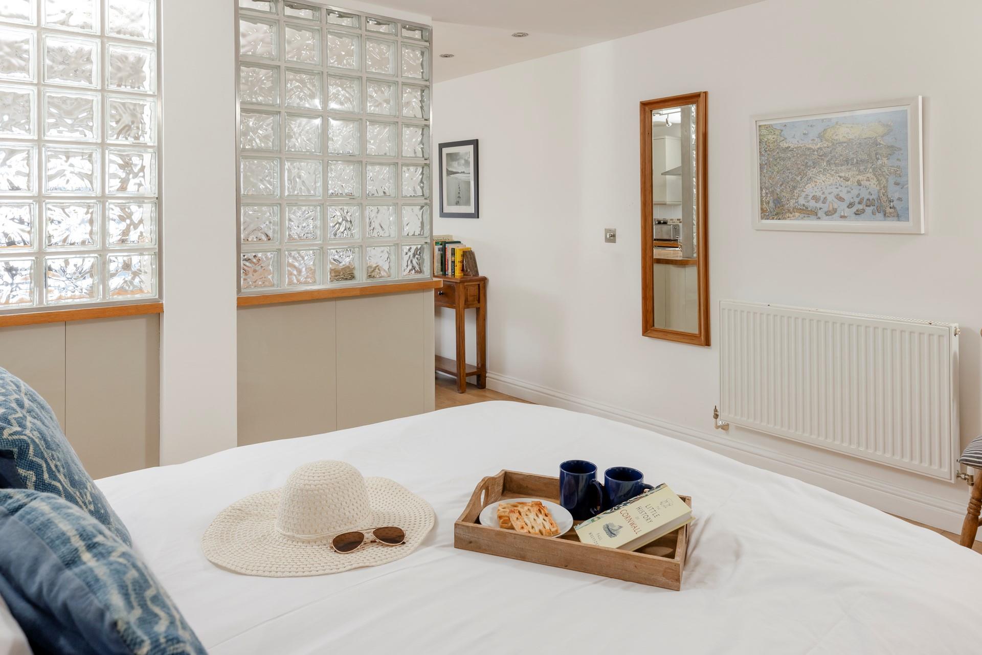 Climb into the soft sheets and drift into a dreamy night's sleep.