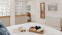 Climb into the soft sheets and drift into a dreamy night's sleep.