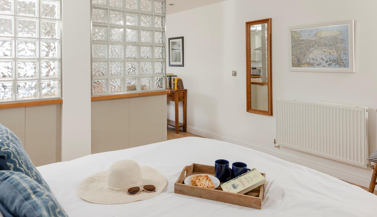 Climb into the soft sheets and drift into a dreamy night's sleep.