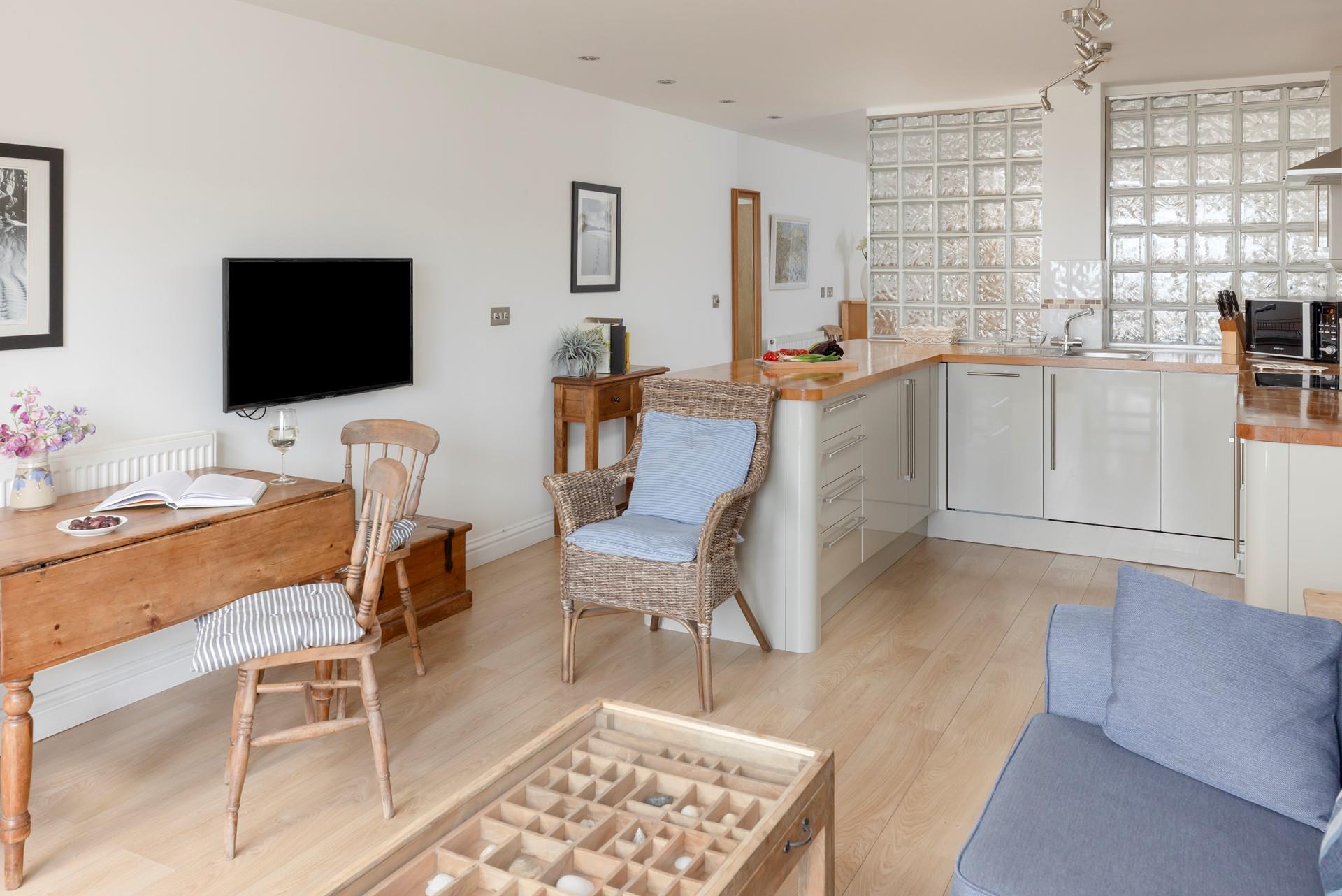 The apartment is perfect for two.