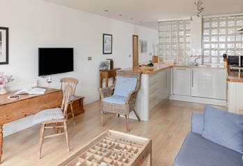 The apartment is perfect for two.