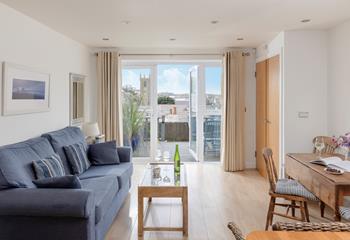 A cosy sofa is the perfect place to snuggle up after a day of exploring.