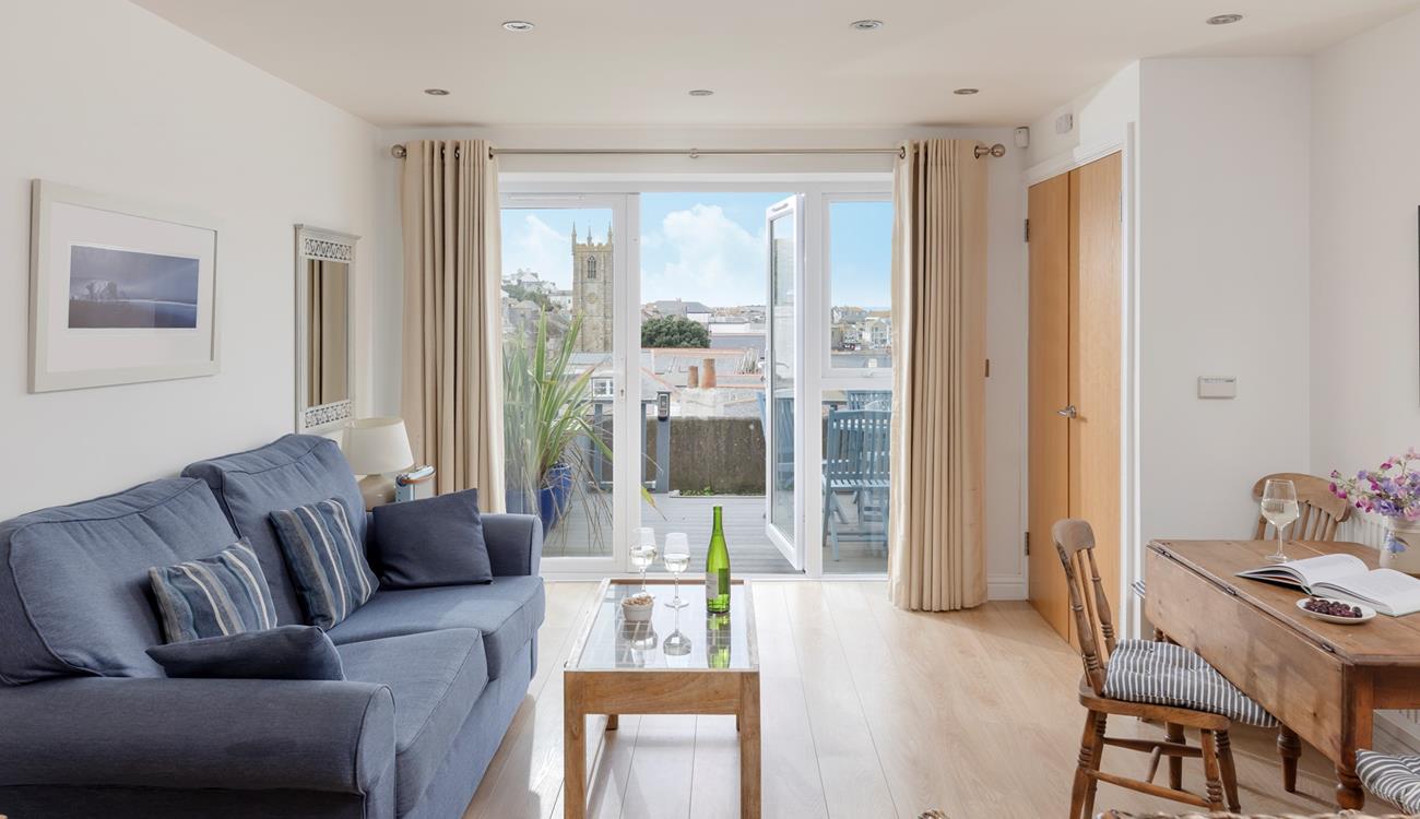 A cosy sofa is the perfect place to snuggle up after a day of exploring.