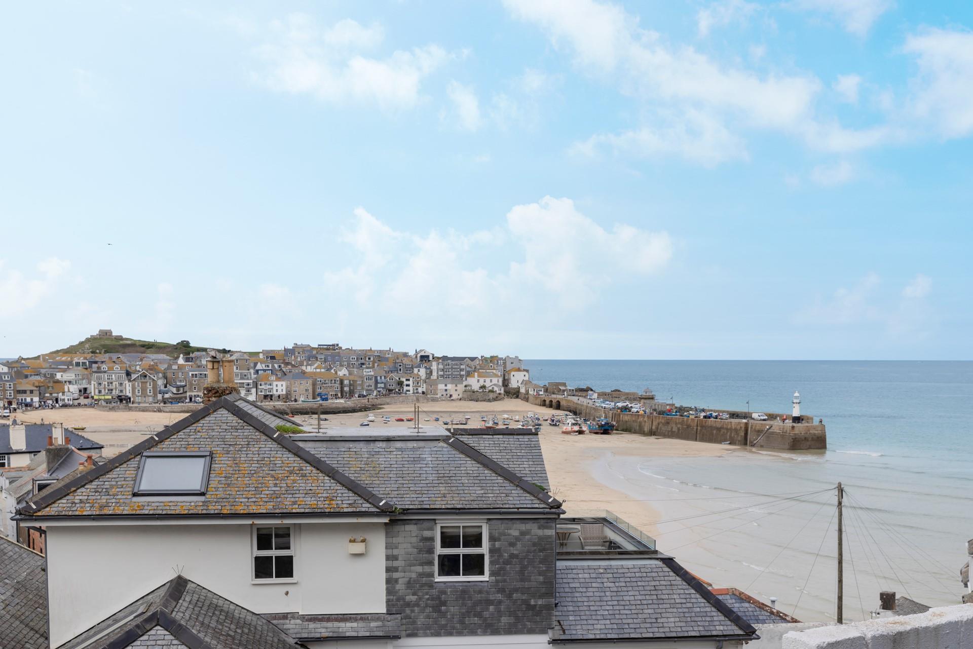 Gaze out over St Ives from the terrace.