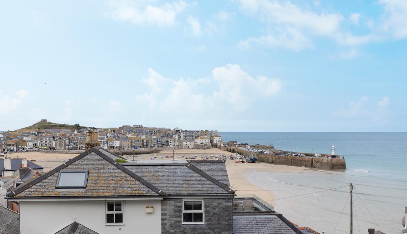 Gaze out over St Ives from the terrace.