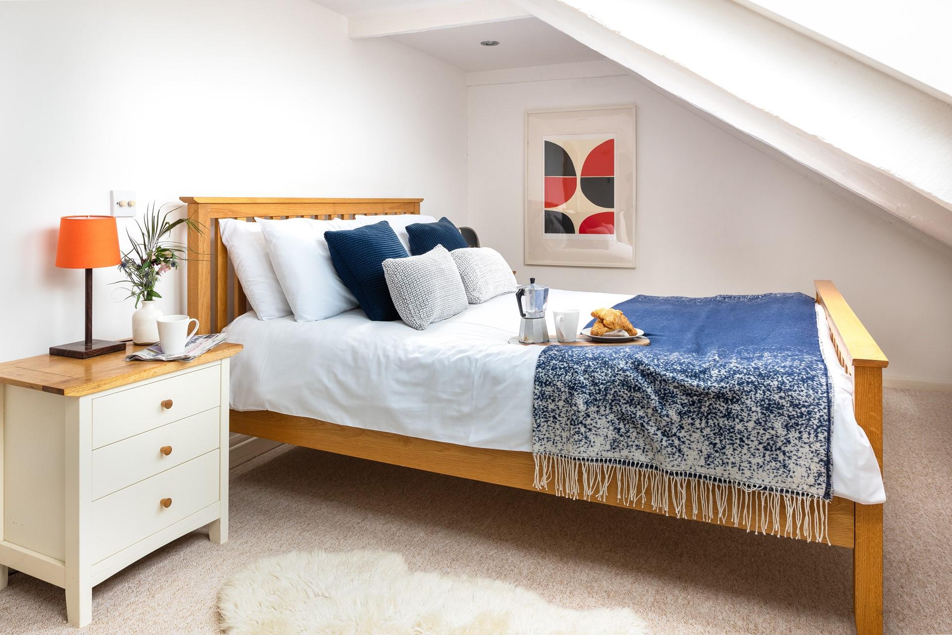 Treat yourself to breakfast in bed while you decide how to plan your day.