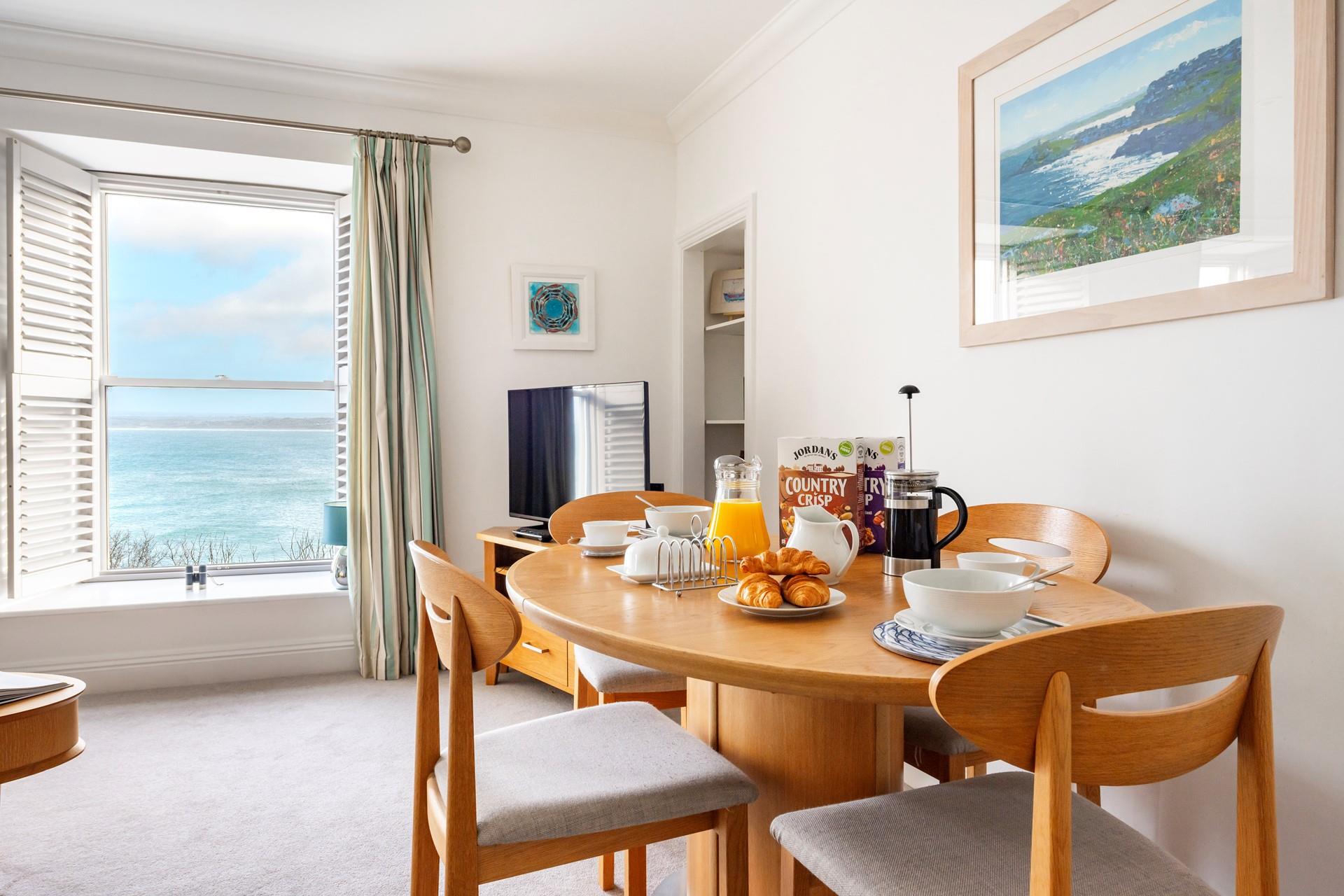 Enjoy fresh buttery pastries in the morning from the local bakery in town.