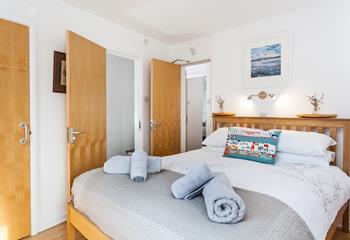 Enjoy views of St Ives idyllic harbour from the comfort of your bed.