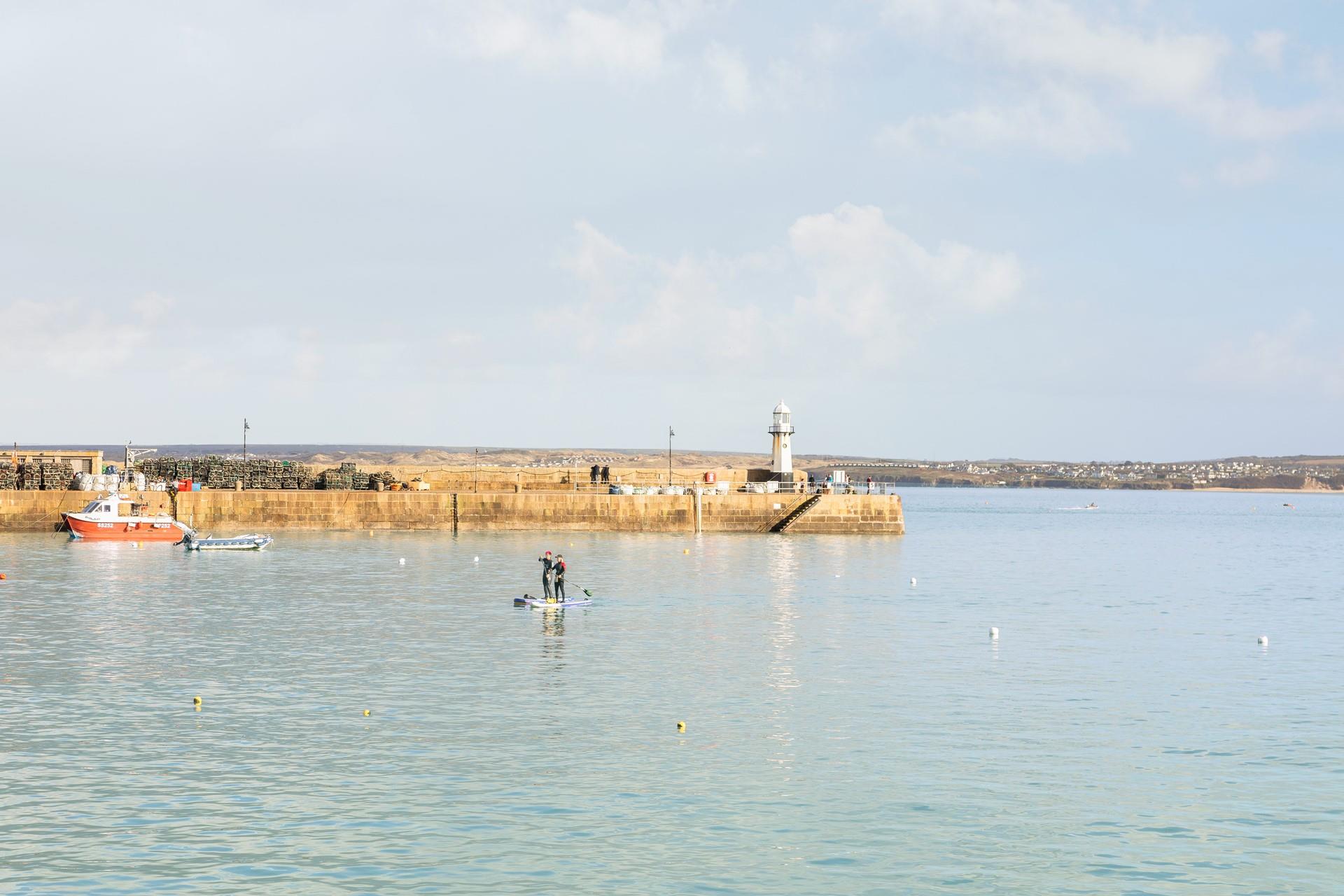 Sit on the beach and enjoy the views, or if you're a little braver, hire a paddleboard and go supping! 