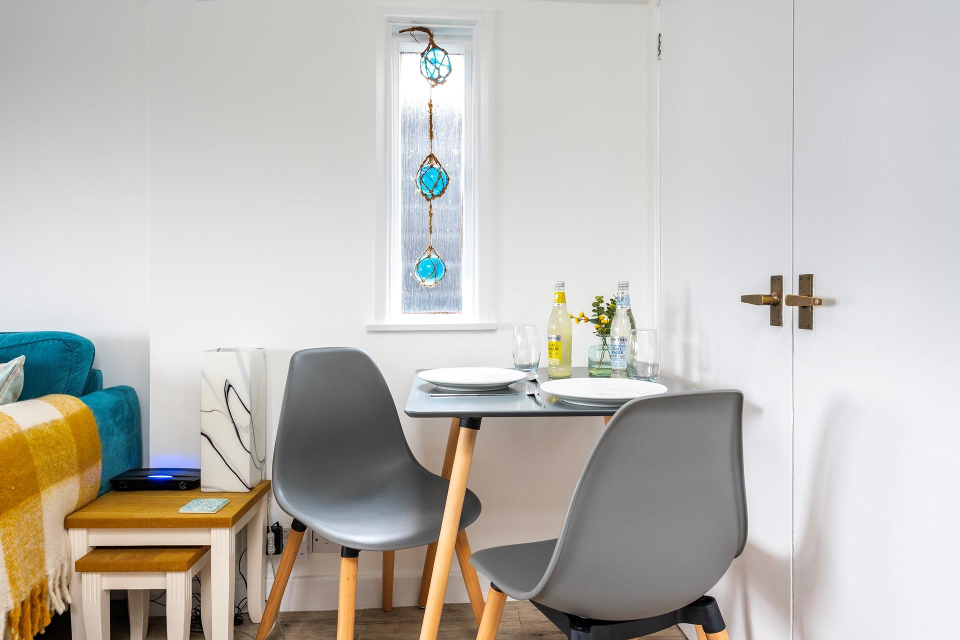 Open a glass of something chilled and enjoy a dinner in together.