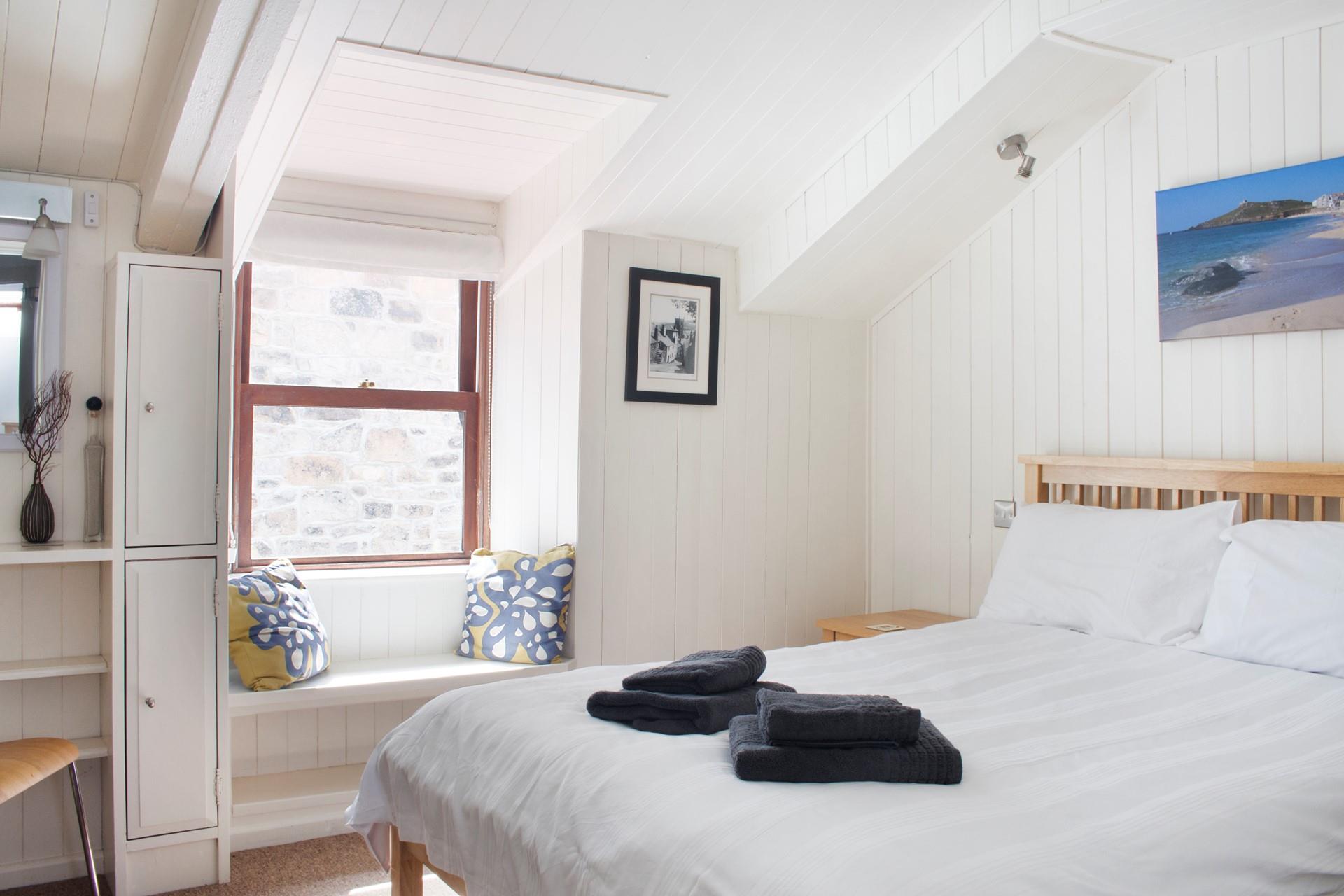 Characterful with comfortable beds, the bedrooms promise a blissful night's sleep.