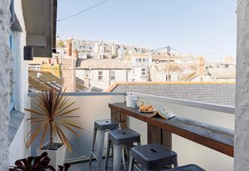 Tuck into pastries for breakfast.