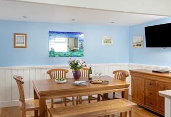 Gather around the table and tuck into a feast.