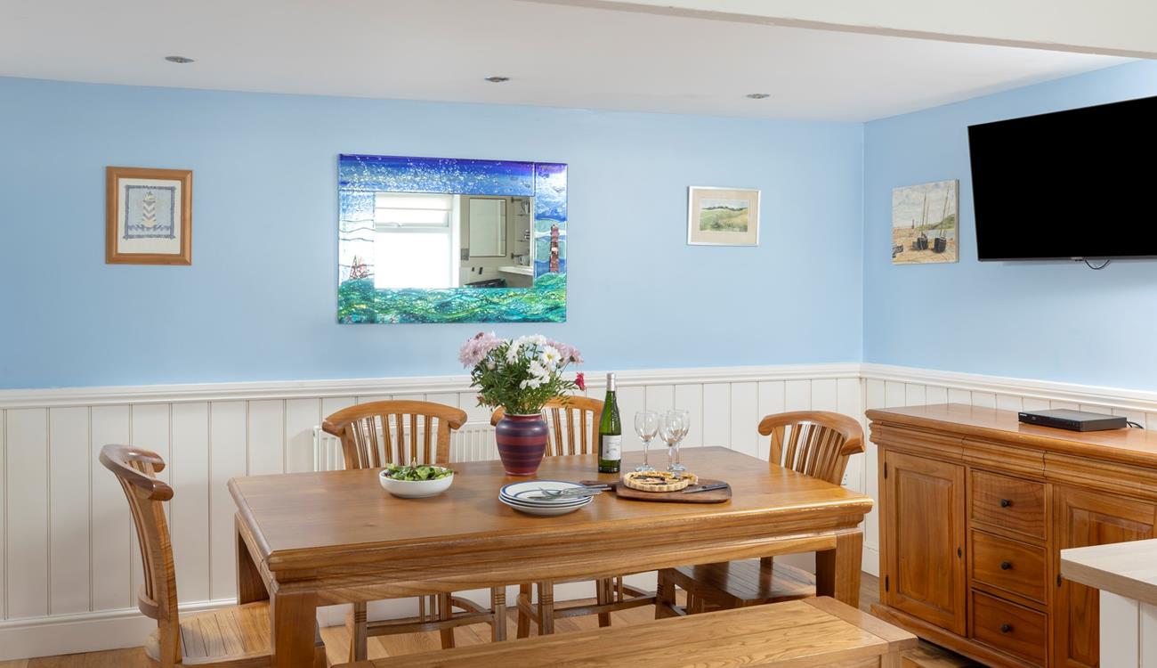 Gather around the table and tuck into a feast.