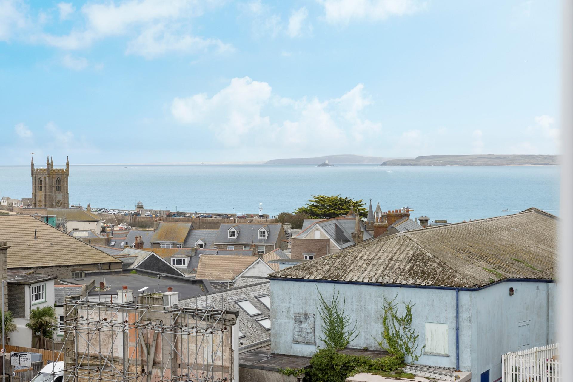 Gaze out at the views stretching to Godrevy Lighthouse.