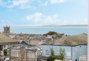 Gaze out at the views stretching to Godrevy Lighthouse.
