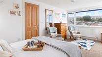 Amazing views await from the double bedroom.