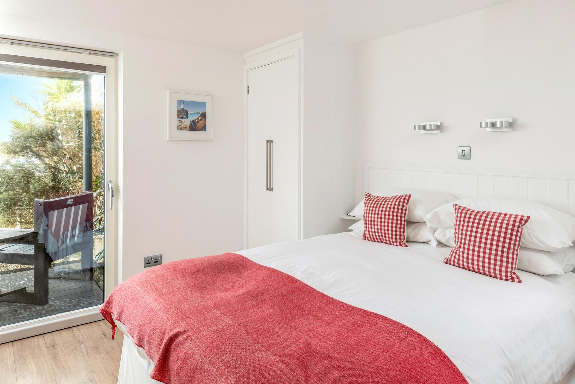 On a warm summer's morning, you can open your sliding door and wander outside and sip coffee staring at the turquoise waters.