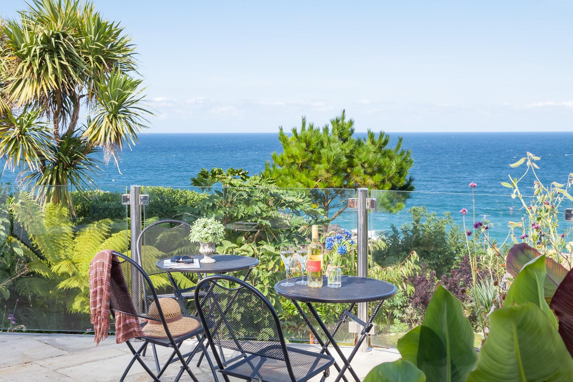 Watch the sun come down whilst sipping your favourite drink on the terrace.