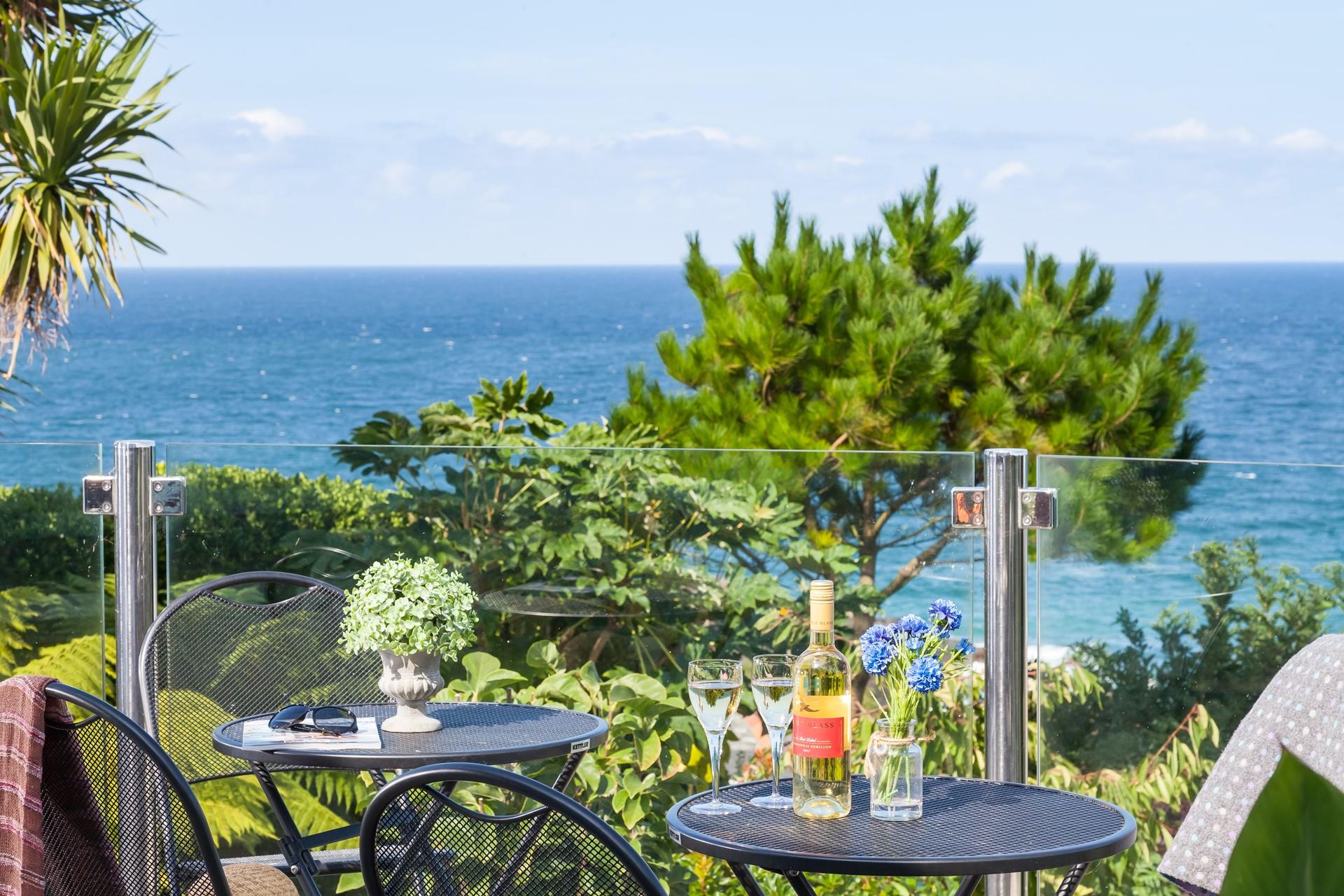 Sit and while away the hours staring out to sea.