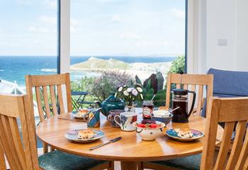 Tuck into a cream tea with a view!