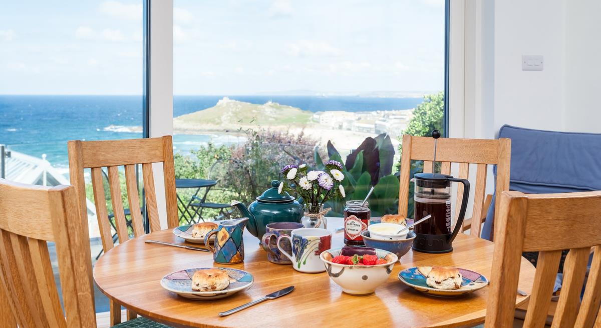 Tuck into a cream tea with a view!