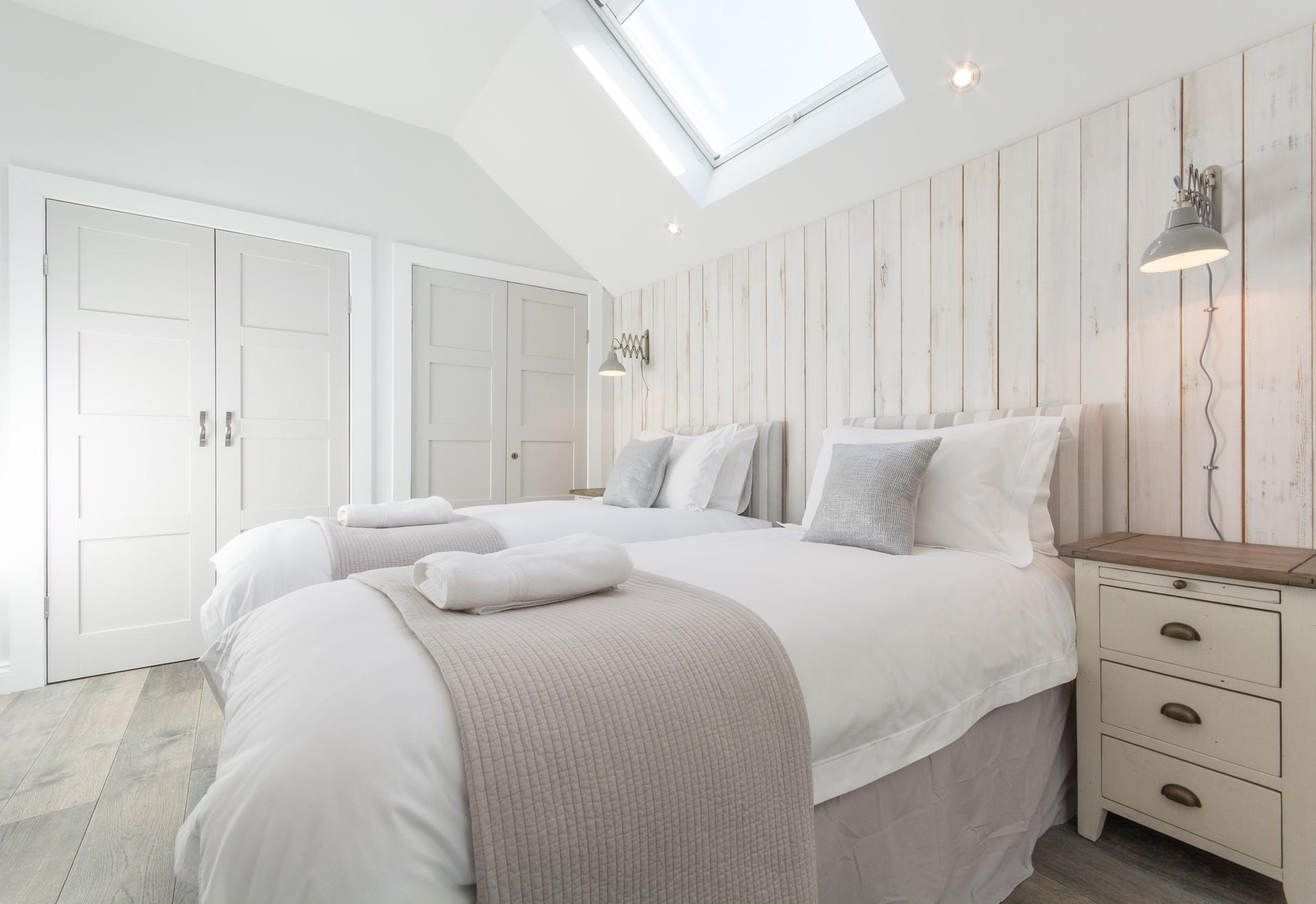 The beautiful twin room is perfect for both children and adults.