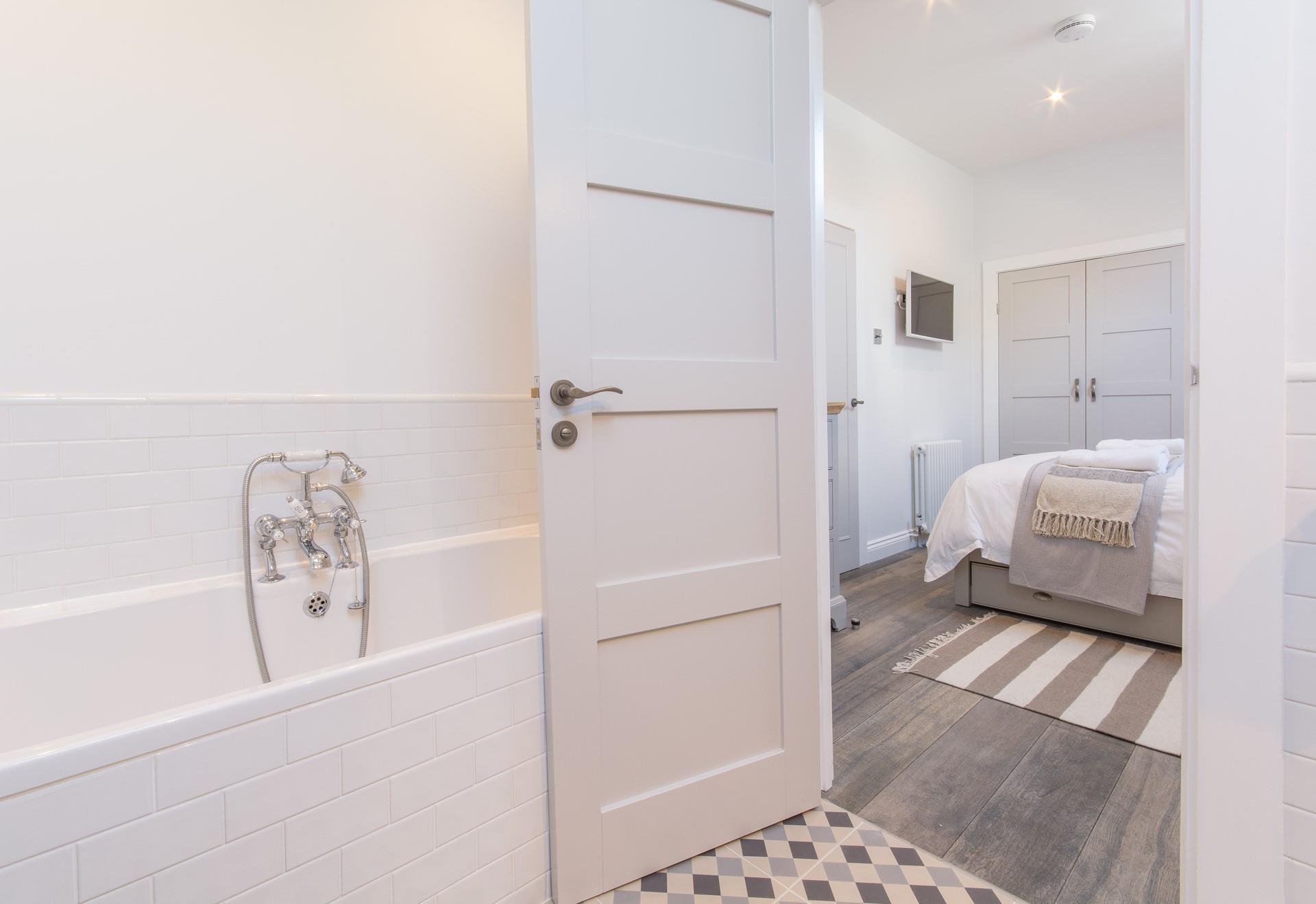 After a day sunbathing and taking leisurely sea dips, treat yourself to a hot bath with lots of bubbles!