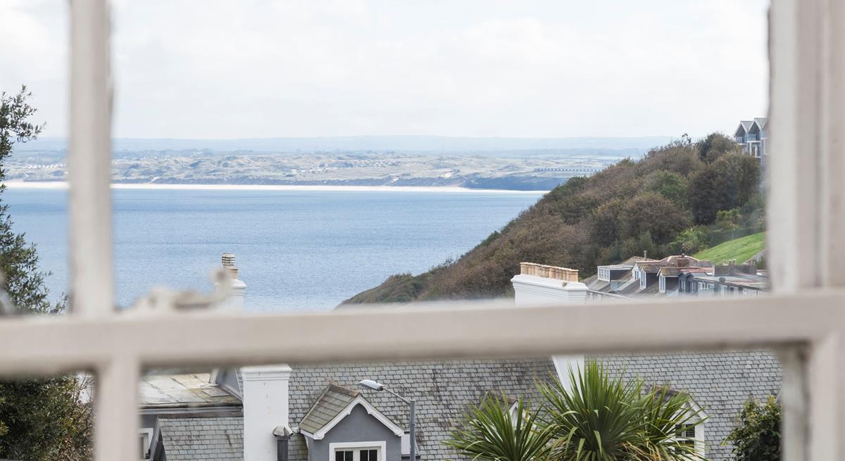 You can see right across to Hayle beach from your window.