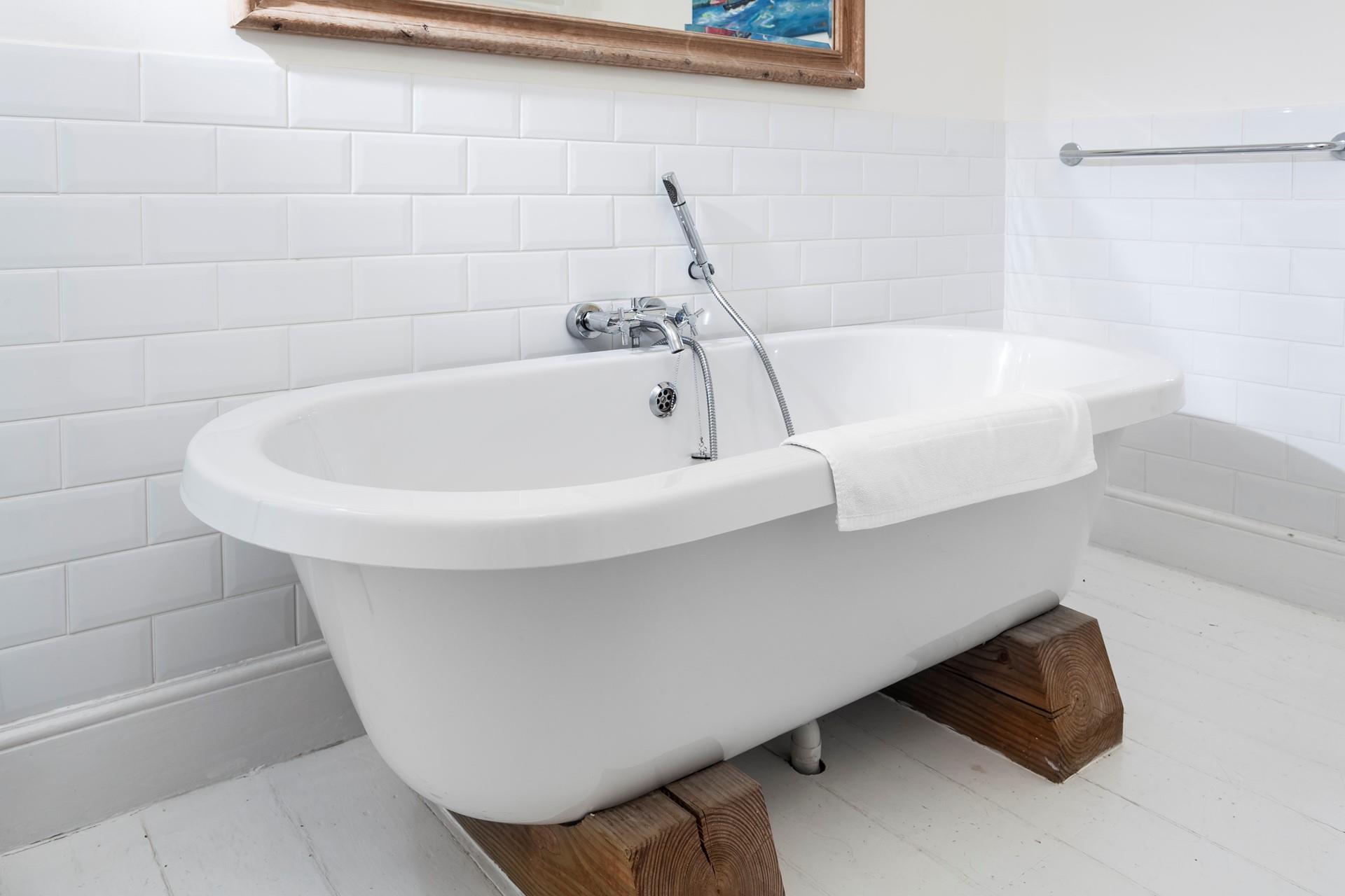 Run yourself a bubble bath and relax and unwind with a glass of prosecco.