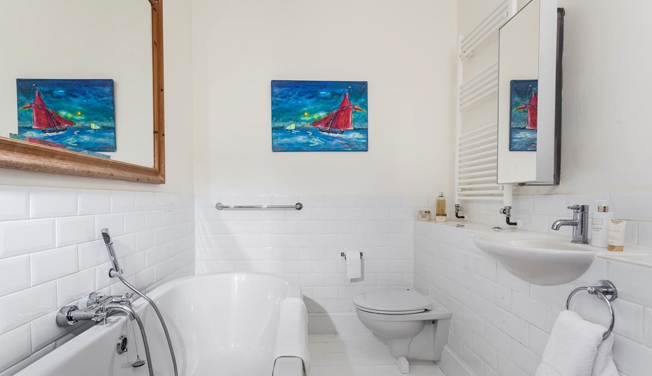 In the winter months, you can spend a lazy morning relaxing in your bath.