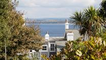 Gaze out at the glistening water in the Bay.
