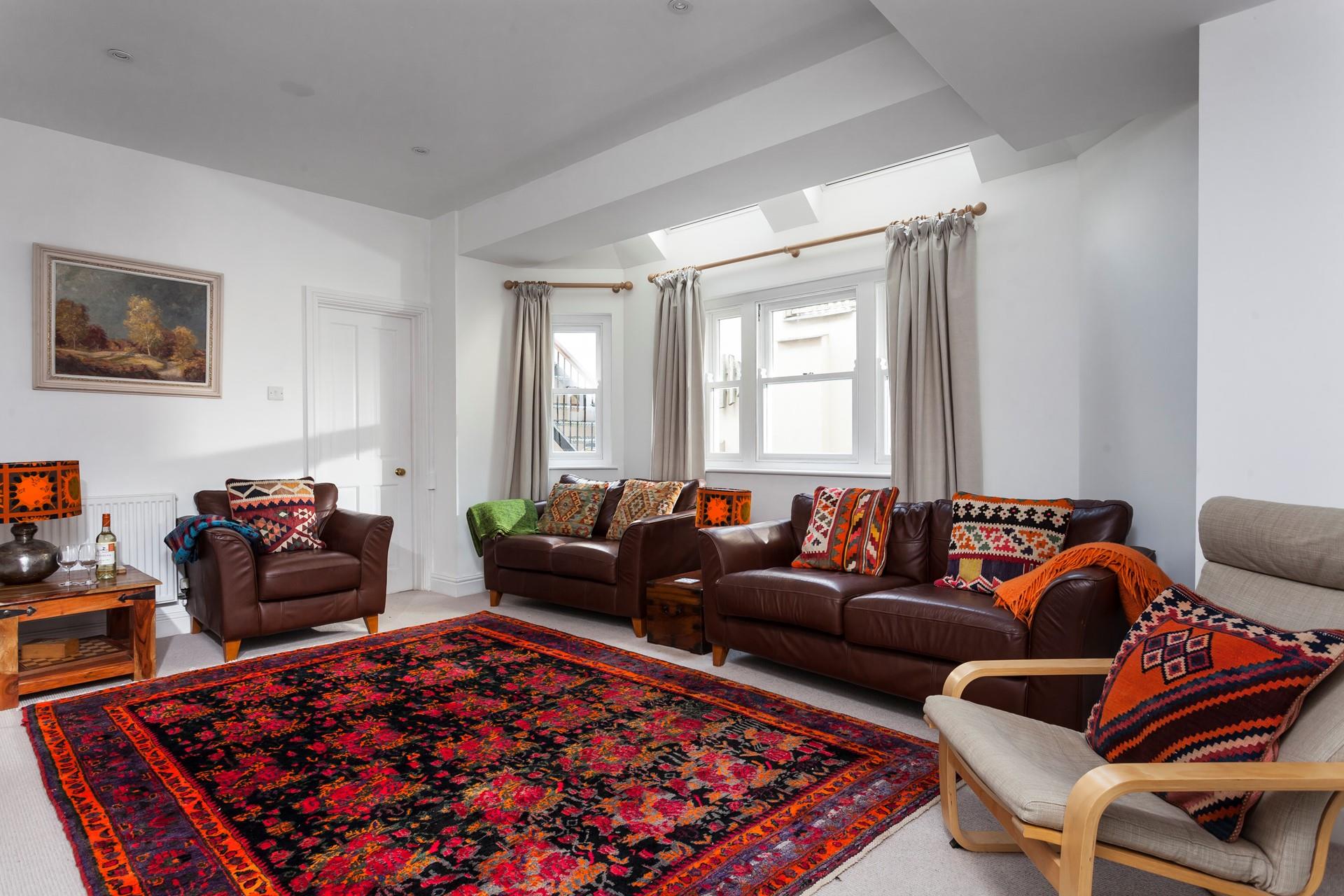 On chilly evenings cosy up in the sitting room with a hot chocolate in hand.