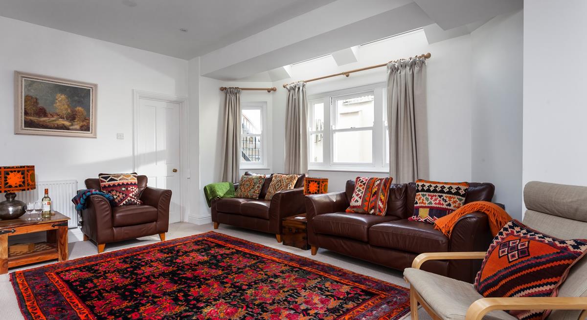 On chilly evenings cosy up in the sitting room with a hot chocolate in hand.