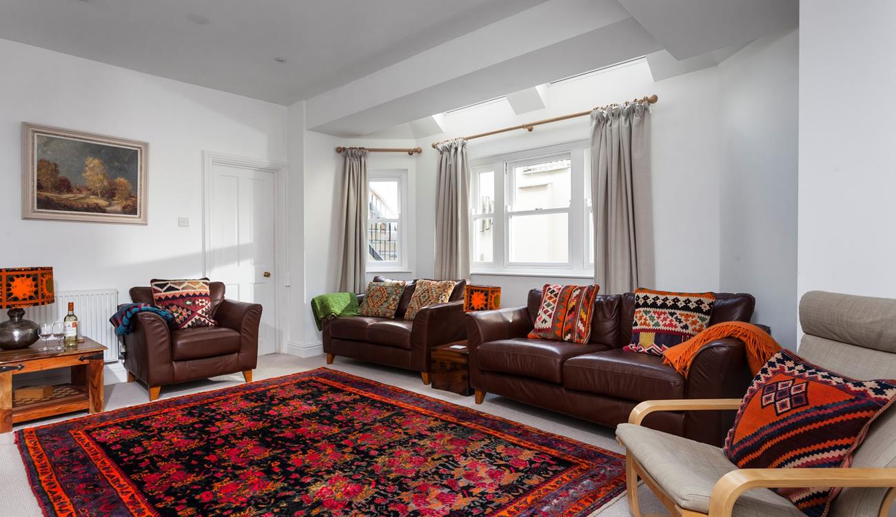 On chilly evenings cosy up in the sitting room with a hot chocolate in hand.