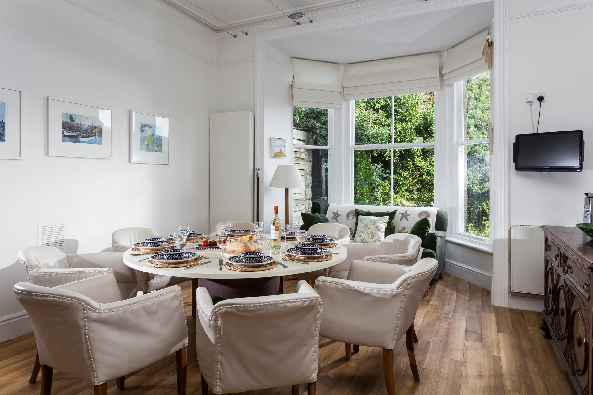 Gather around the table to catch up with family you haven't seen for a while.