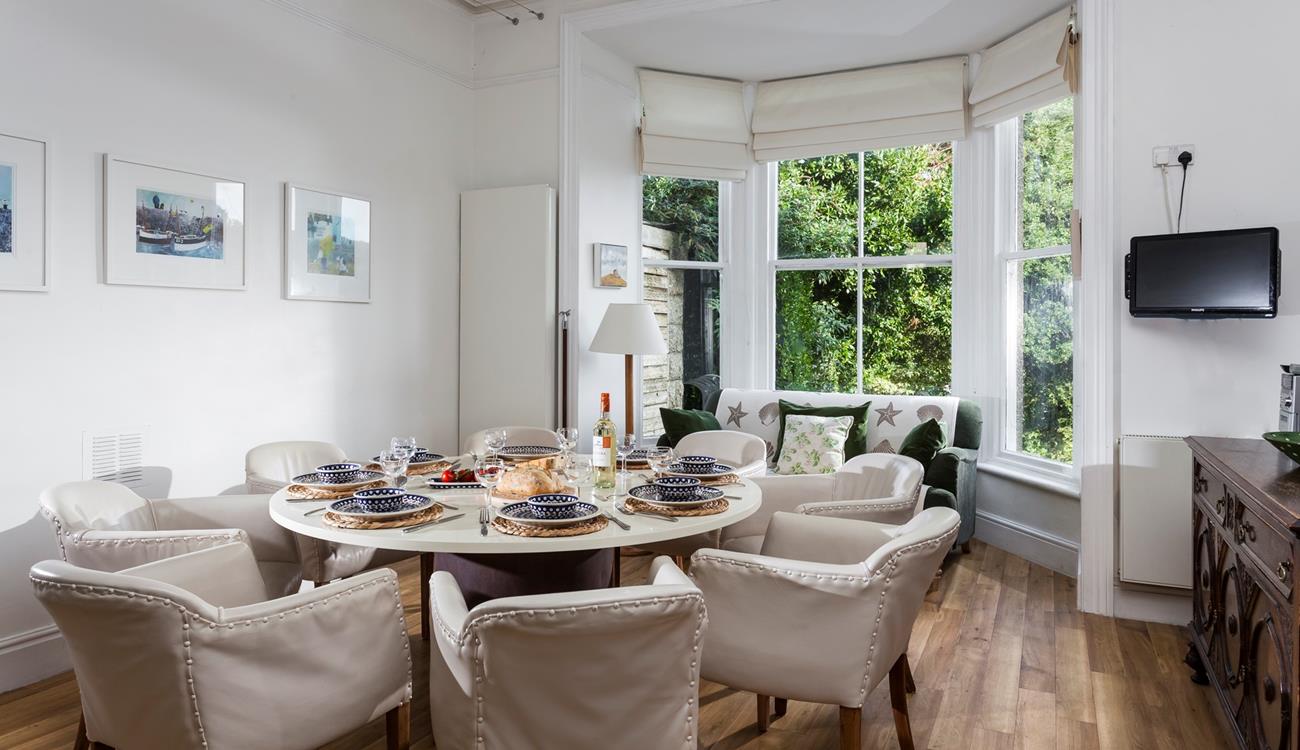 Gather around the table to catch up with family you haven't seen for a while.