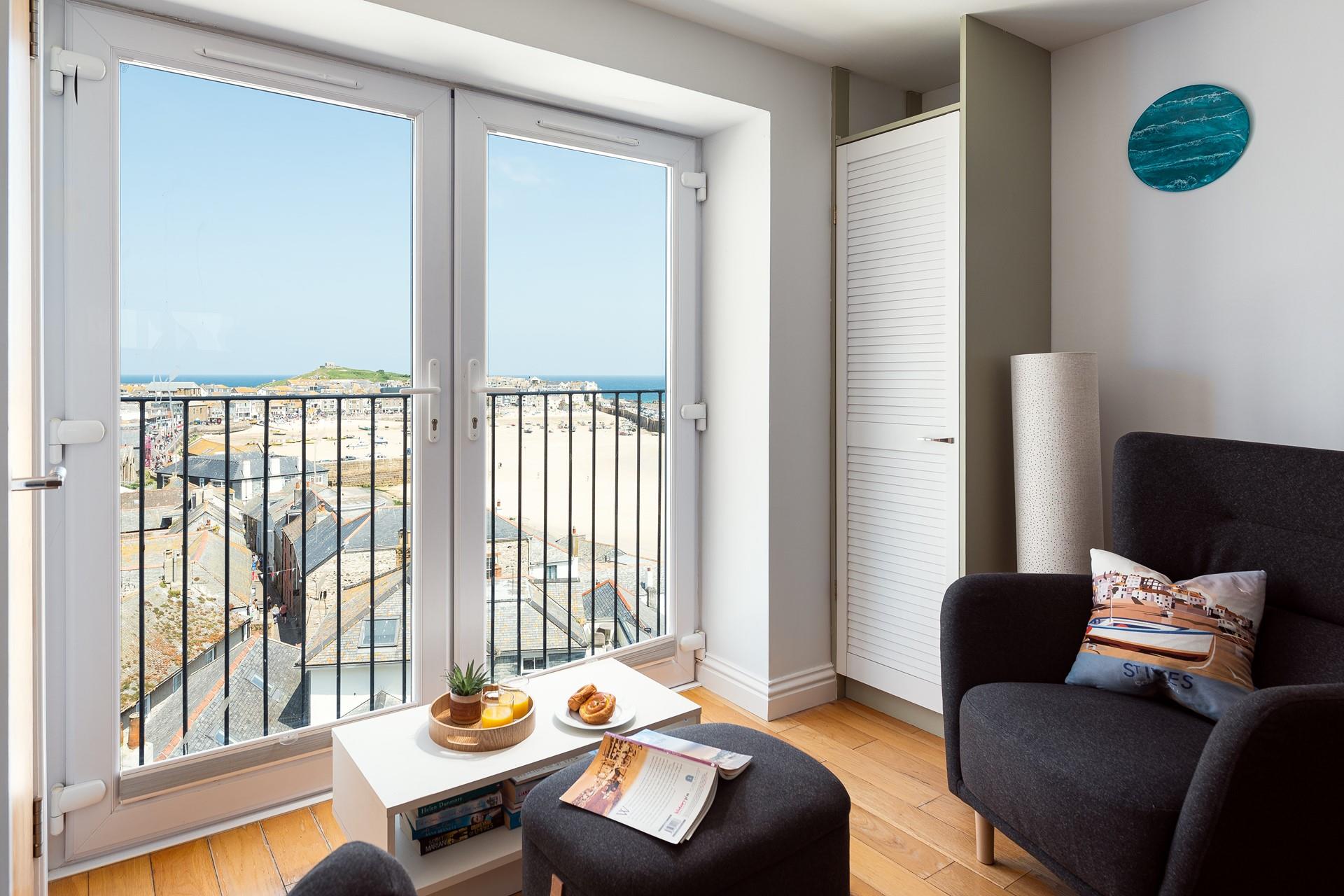 Throw open the patio doors, breathe in the fresh air and listen to the sound of the sea in the distance.