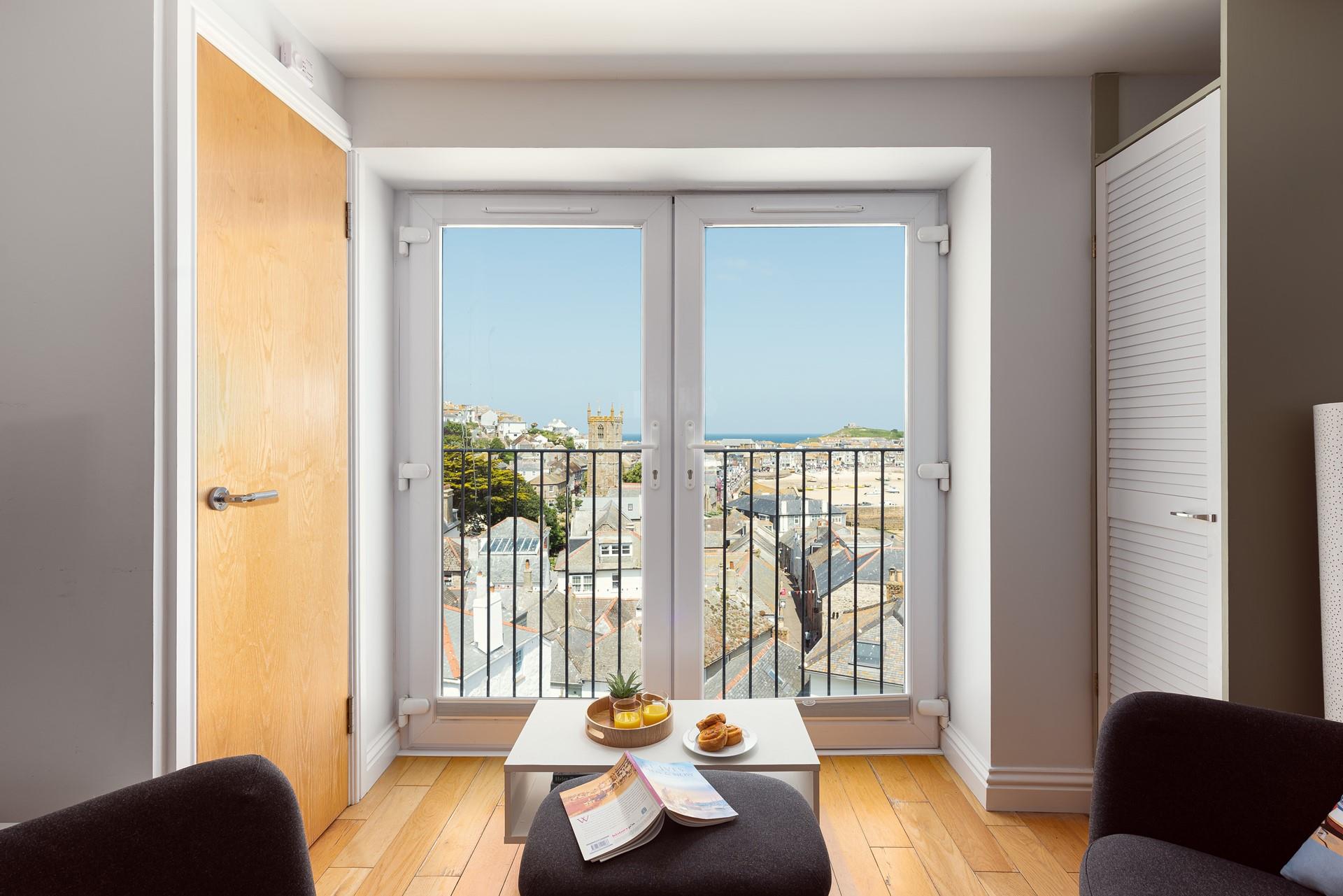 Let the sea air in and relax with the sea as your backdrop.