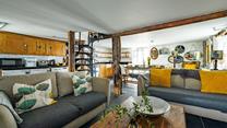 Comfy sofas to relax on after a hard day on the beach.