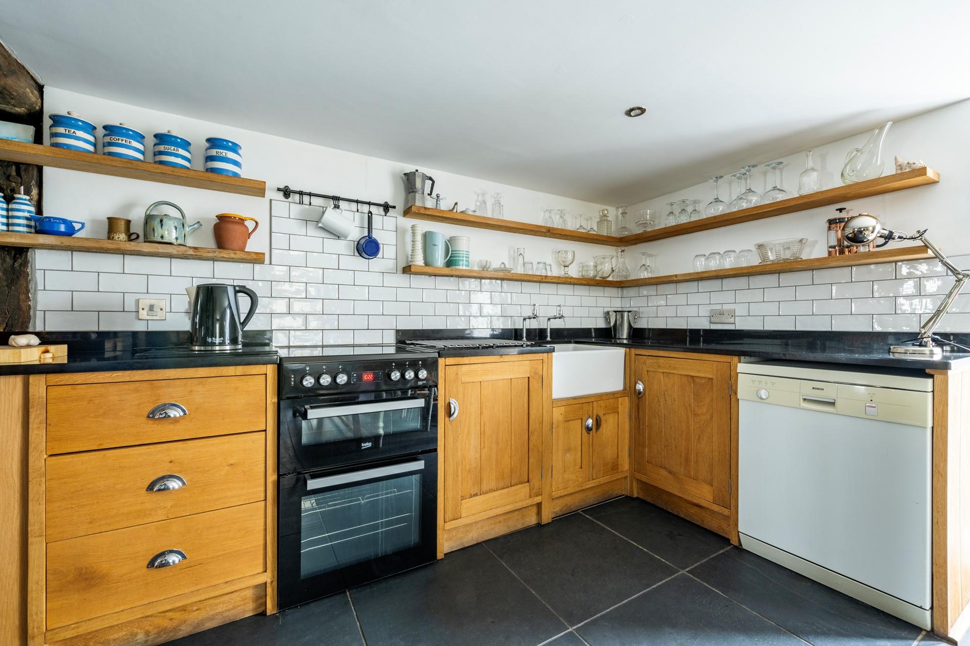 Cook up a storm using locally sourced ingredients bought in town.