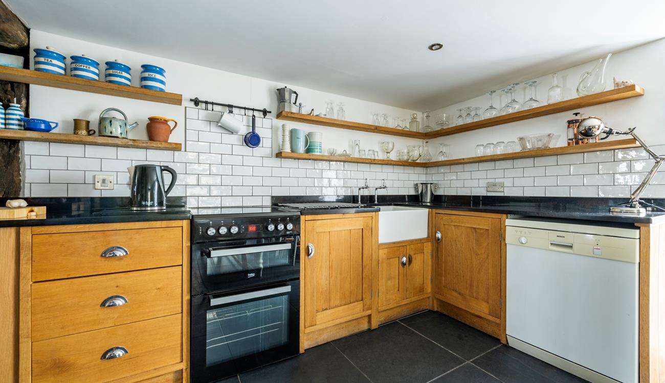 Cook up a storm using locally sourced ingredients bought in town.