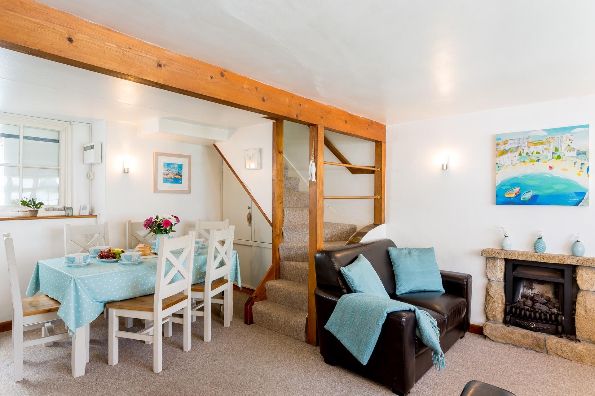 Gather around the table for a hearty breakfast to start the day.