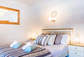 Bedroom 1 features a cosy double bed to rest your head at night.