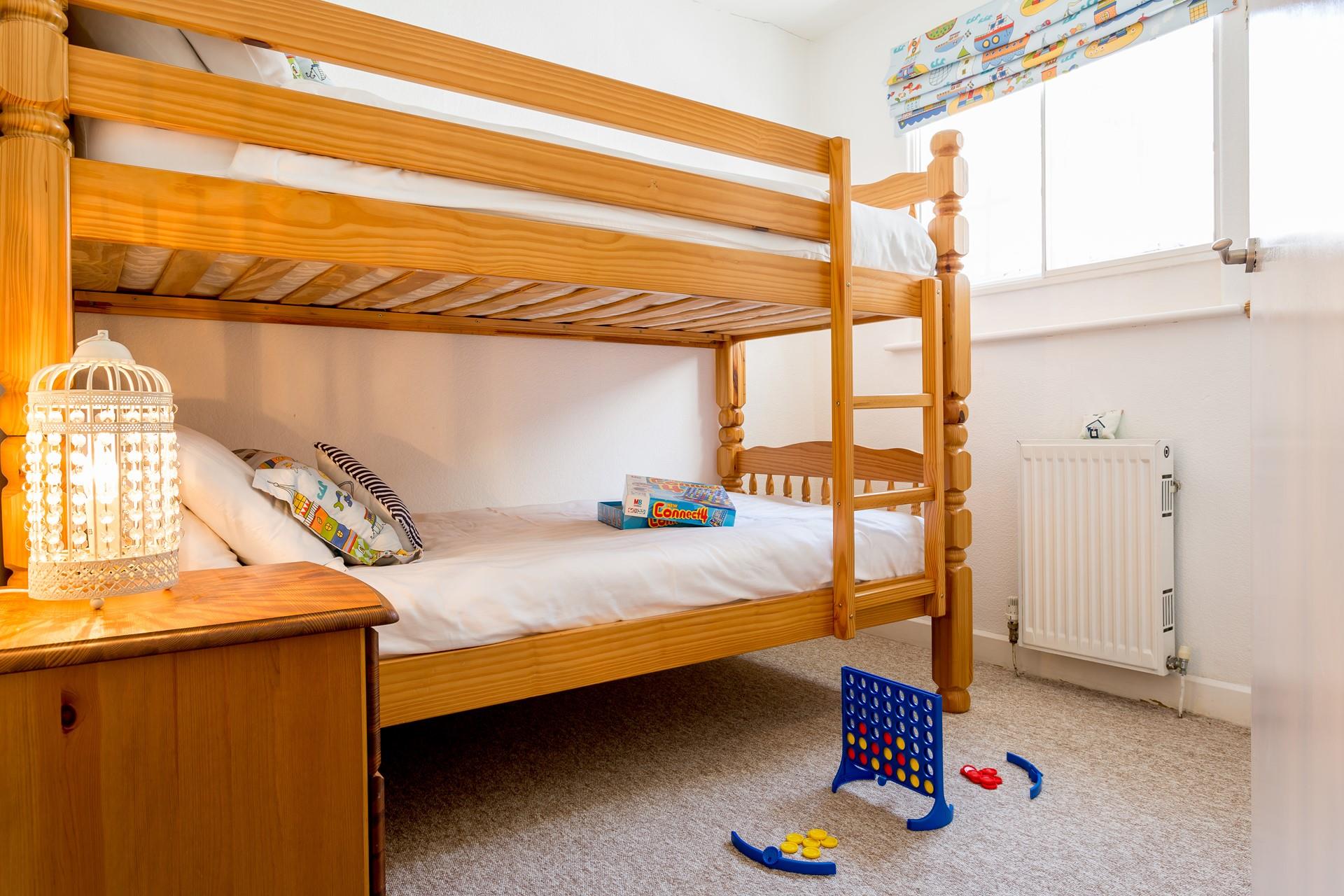The little ones will love sleeping in the bunk beds each night!