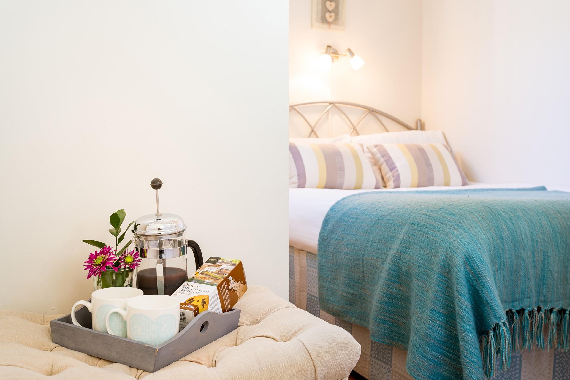 Wake up and treat yourself to breakfast in bed.