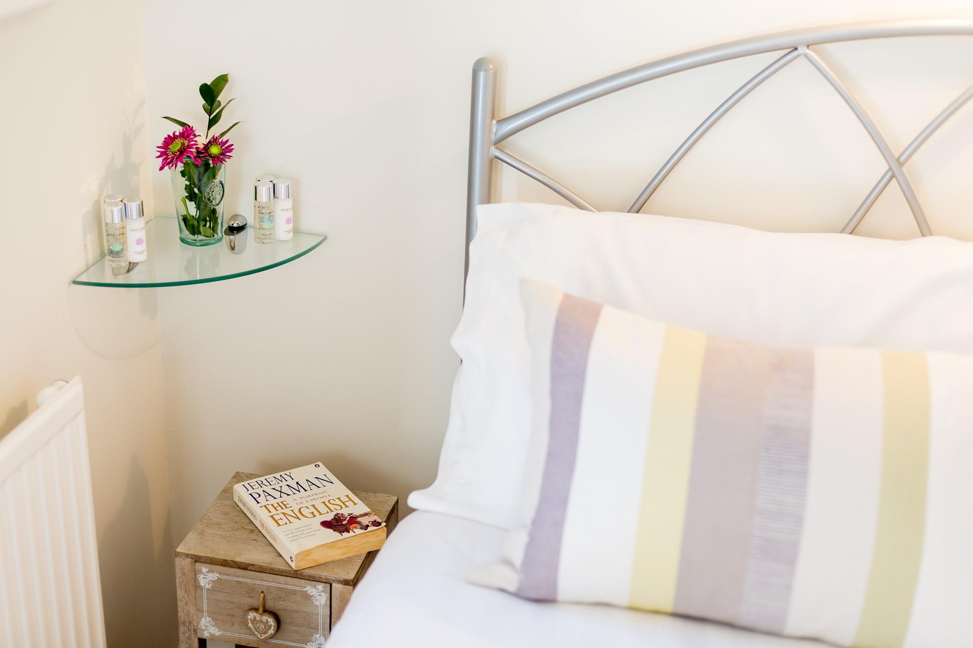 Relax with a good book in the evening before you drift off to sleep.